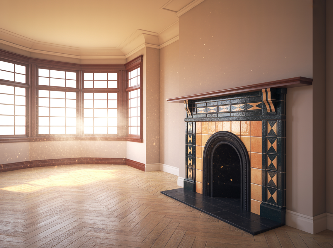 Art Deco fireplace