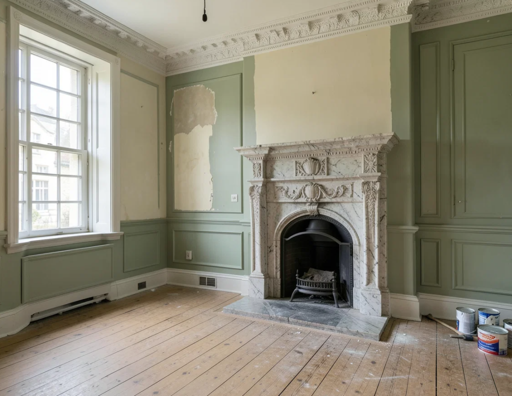 British Georgian fireplace