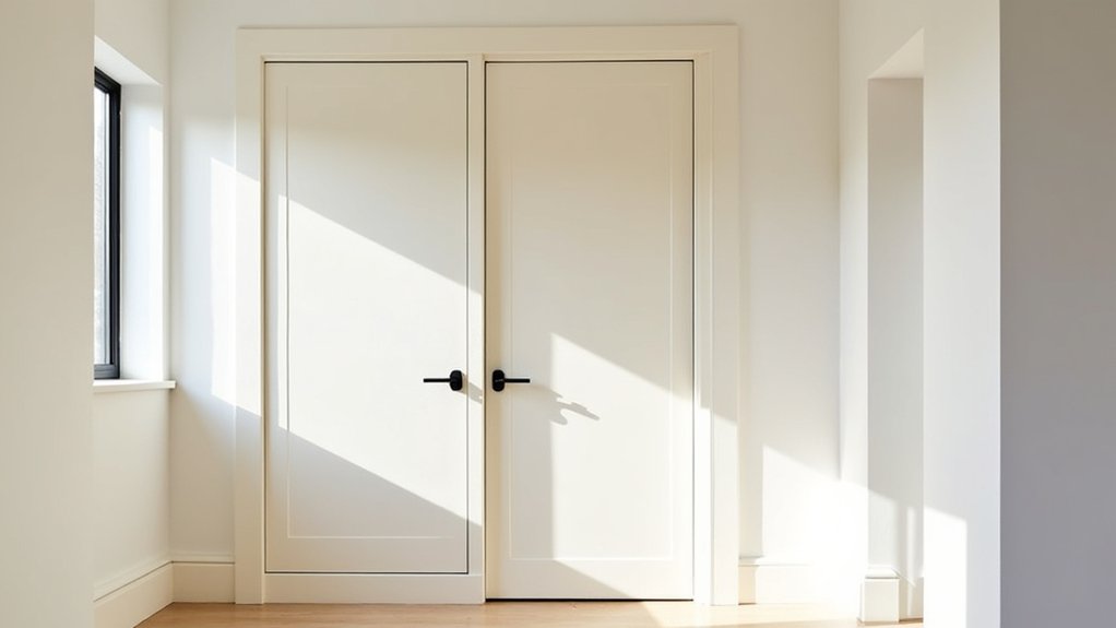 contemporary minimalist door styles