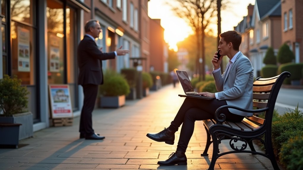 local agents versus online