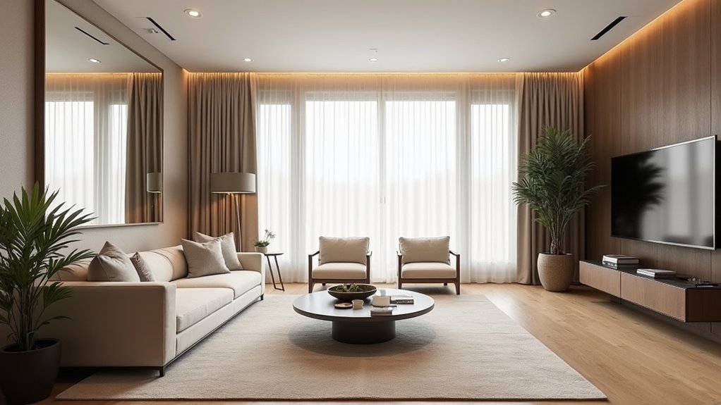 maximize light with mirrors