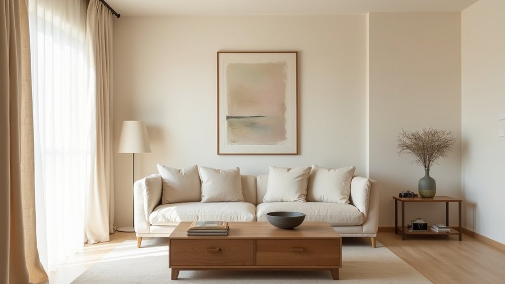 minimalist personal artistic touches