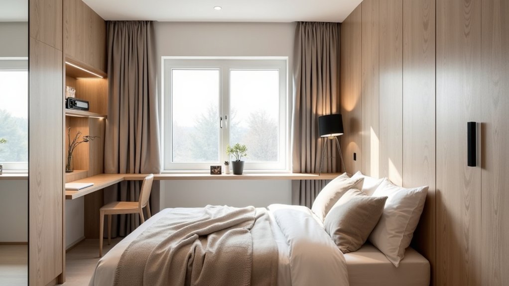 optimize small bedroom layout