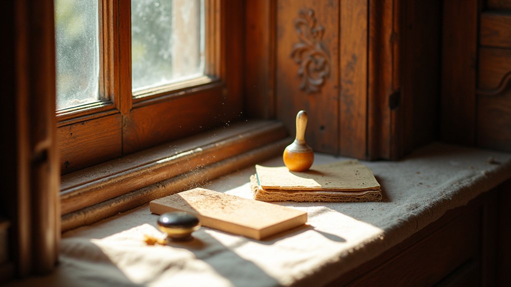 restoring decorative interior woodwork
