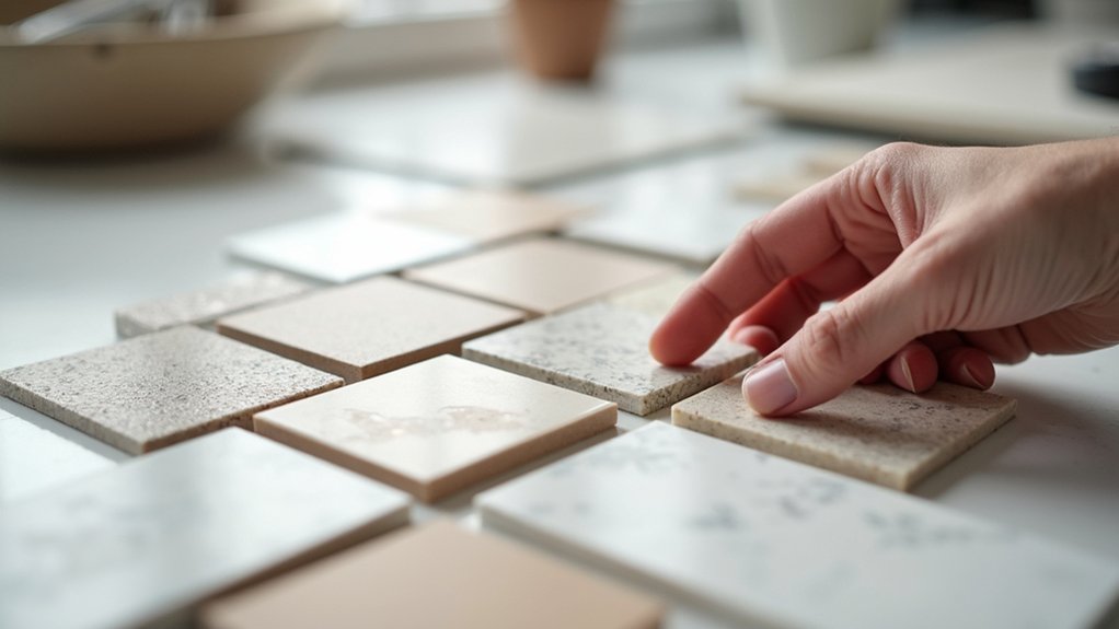 tile material finish rating