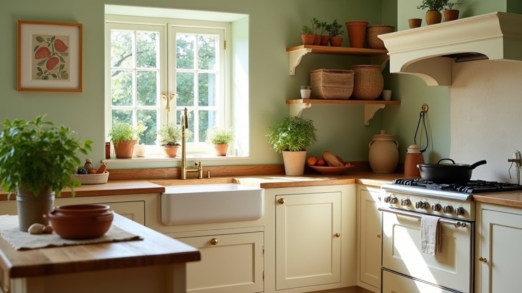 warm authentic country colours