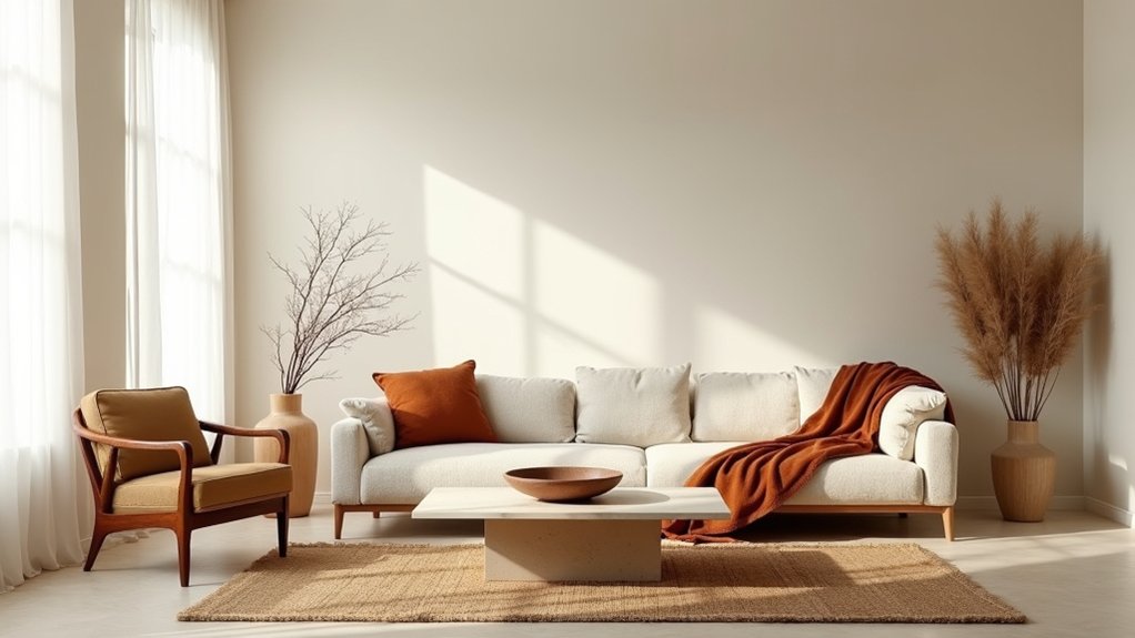 warm minimalist color coordination