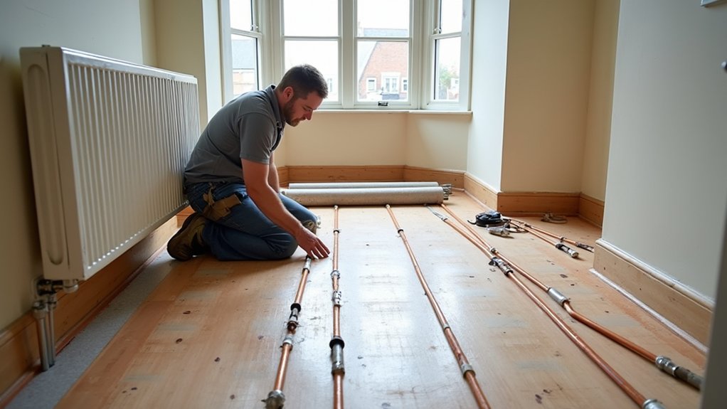 installing british underfloor heating