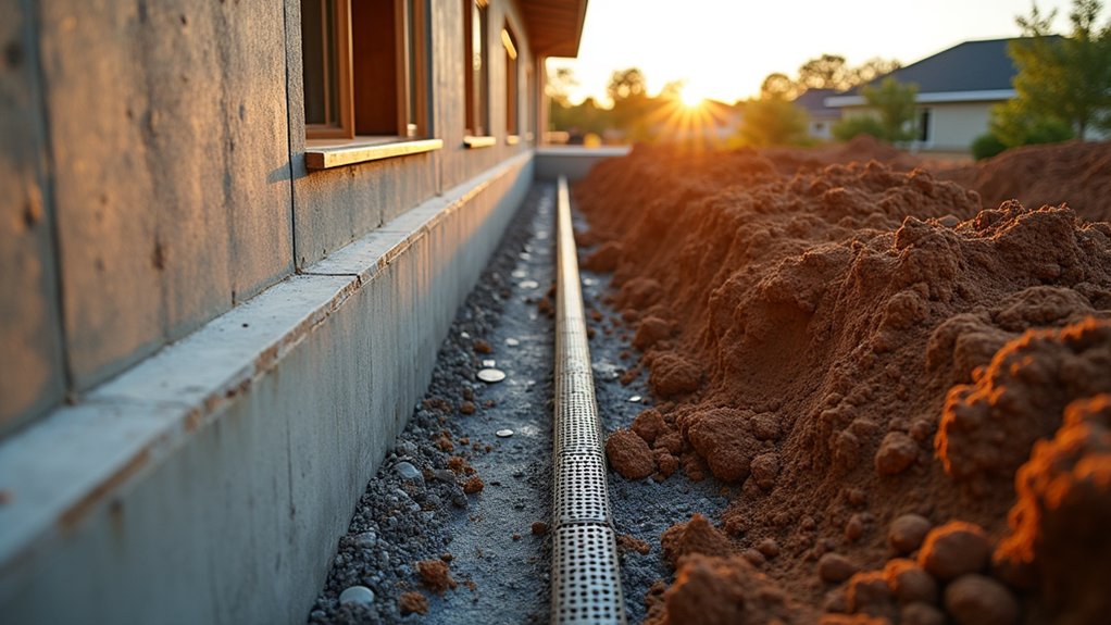 proper foundation drainage and waterproofing